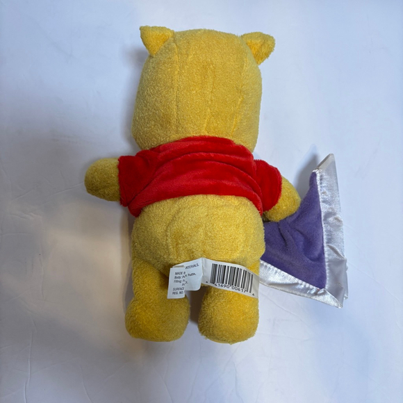 Disney Winnie the Pooh Bear Plush 11” Lovey Rattle Toy Soft Stuffed Animal - Picture 6 of 12